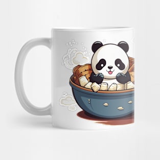 Panda Food Passion: Cuddly Charm Ramen Panda Feast Mode: Culinary Cuteness Mug